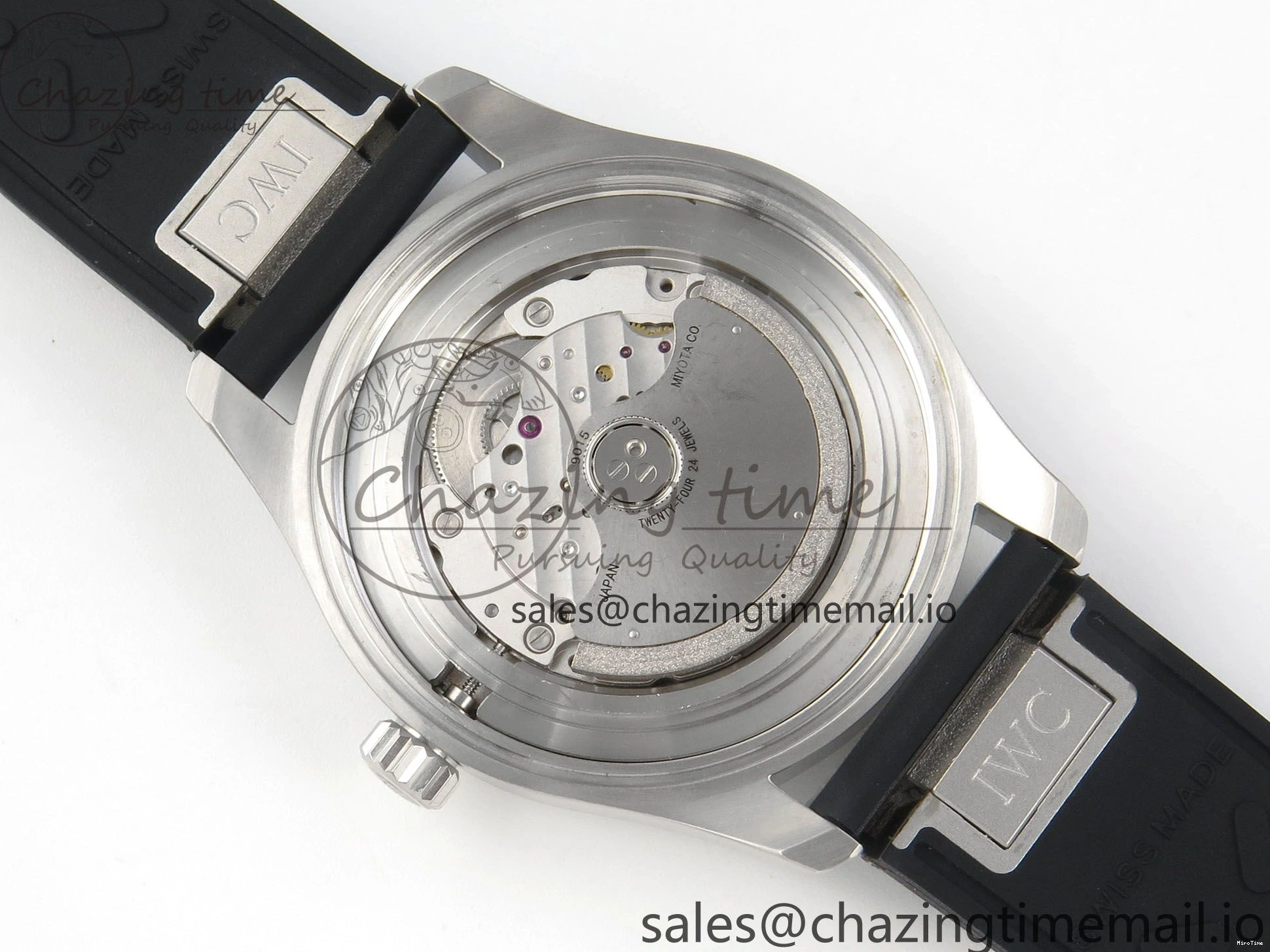 MIROTIME 0320 SunProtective Pilot Mark XX BLSF SS 1:1 Best Edition White Dial on Black Rubber Strap MIYOTA 6995